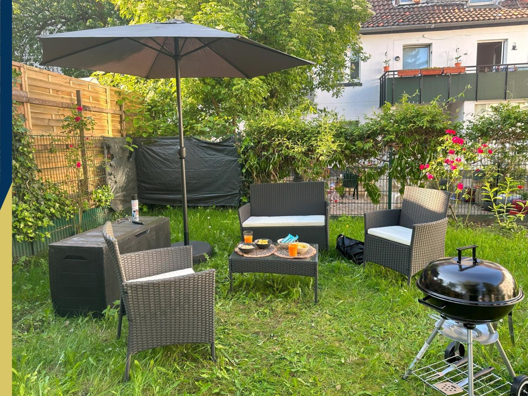 Cozy Apartment With Garden In เกลเซนเคียร์เคน ภายนอก รูปภาพ
